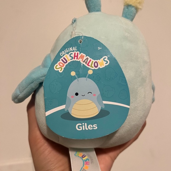 Giles squishmallow 5” grasshopper blue stuff animal collectibles - Picture 4 of 6